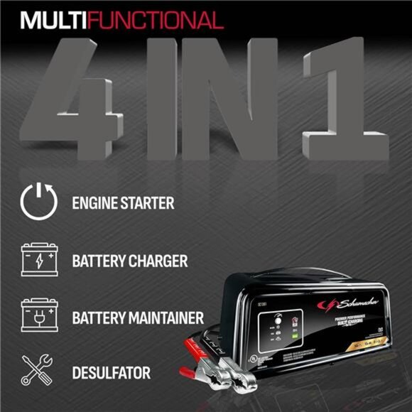 12V Fully Automatic Battery Charger and 10/50A Engine Starter - Picture 2 of 7